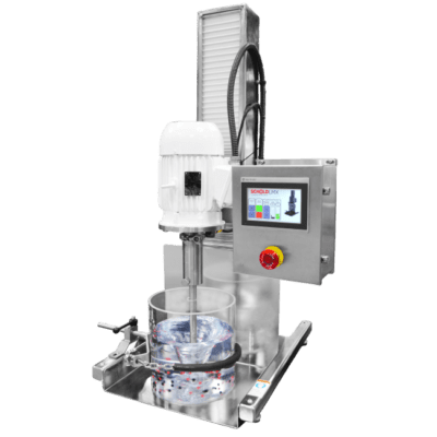 Lab Mixer Disperser with Touchscreen - industrial dispersers mixers and mills