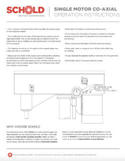 Schold Single Motor Co-Axial Instructions