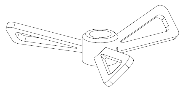 Schold Bow-Tie Blade Low Speed Mixing