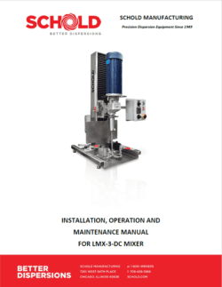 Schold LMX Operation Manual