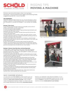 Moving A Machine Tips