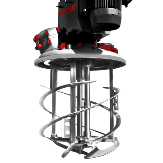 industrial dispersers mixers and mills - multi-shaft mixer blade