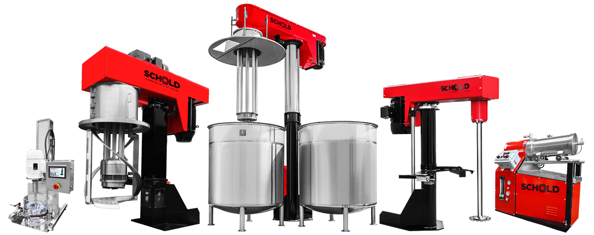 industrial dispersers mixers and mills